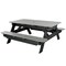 Highwood Usa Rectangle Hometown Picnic Table, Flint, 6 ft L, 30 in H Overall AD-TBL-HI02-FLN - alternate 1